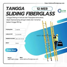 12 meter Fiberglass Sliding Ladder ready in large 